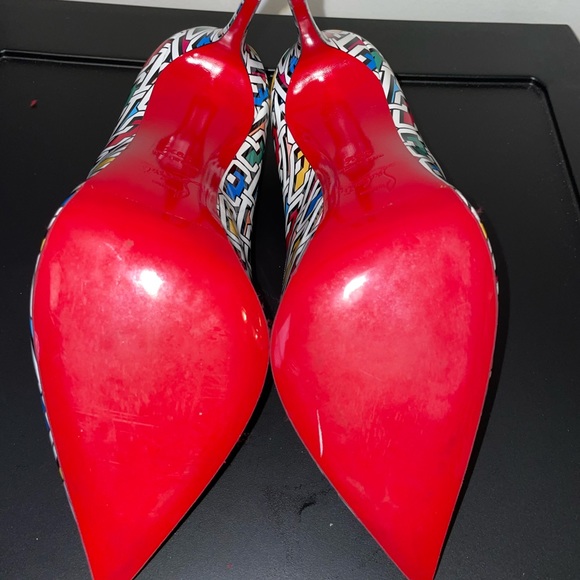 Authentic Christian Louboutin Hot Chick CL Patent Leather Stiletto Pumps - Picture 5 of 8